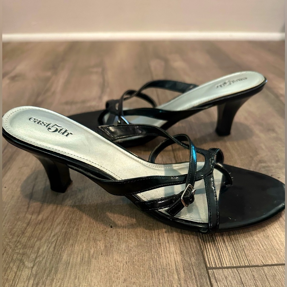East 5th Strappy mule kitten heels sandals size 7 1/2